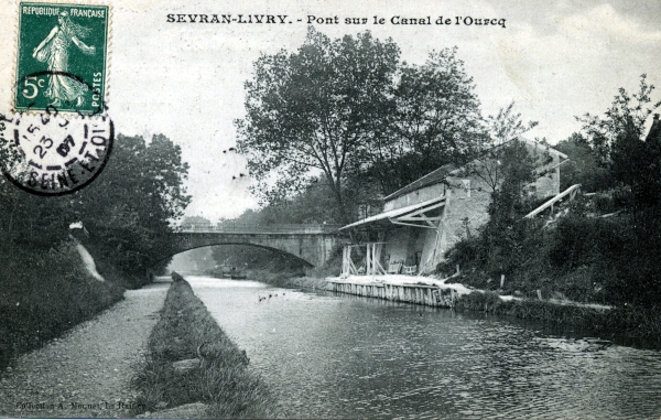 SEVRAN-LIVRY. - Pont sur le Canal de l'Ourcq